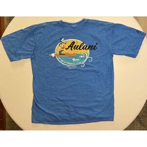 Crazy Shirts Aulani Disney Resort Goofy Blue Hawaii Dyed T-Shirt Mens XXL